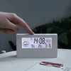 Elektronik Masa Masası Saat Ev Dijital Çalar Saatler LCD Backlight Secooze Sessiz CalendArtEmeraturetimer Uyan Up Öğrenci Saati