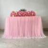 100*80 cm Multicolor Skirt Tableware Decoraciones de bodas Baby Shower Party Tutu Tabla Skiring Kids Cumpleaños