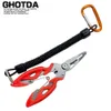 Fishing Pliers Fish Line Cutter Scissors Mini Fish Hook Remover Winter Tackle Pliers Vise Knitting Flies Scissors