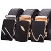 Amazon Cross-border Distribution of Men's Leather Belt Automatic Buckle Belt Two-layer Cowhide Pants Belt Manufacturer Wholesale 8934