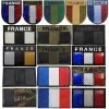 Liberwood France vlag geborduurde patches Frans embleem ir infrarood reflecterende tactische badge armband