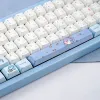 Accessori 131Keys a 5 lati coloranti sottentito PBT keycap set Stupt 61/64/68/78/84/87/96/98/104/108 PBT Cute Shark per MX Switch Mechanical Tastiera