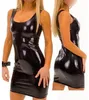 4XL 5XL Plus Size Maxi Dress Latex Women PVC Sexy Bodycon Lingerie Catsuit Sex Erotic Clubwear Pole Costume G-string 240402