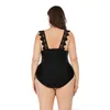 Costumi da bagno femminile da bagno da bagno da bagno plus size in pizzo nero in pizzo grande coppa da bagno da bagno da bagno da bagno da bagno