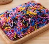 1000 PCs coloridos pequenos faixas de borracha corda infantil de artigos de papelaria elástica Band Loop School Office Supplies