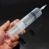 50-150 ml Small Vis Port Syringe en plastique avec tube de 30 cm-1m de long pour outils de laboratoire hydroponique