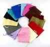 100pcslot Natural Burlap Linen cotton Fabric jewelry Bags Drawstring Gift Pouch Wedding Jewelry Pouches 79cm 12 colors2686141