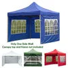 1PC Waterproof Oxford Cloth Tents Only One Side Wall Without Canopy Outdoor Rainproof Canopy Top Gazebo Accessories