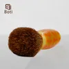 Boti raser pinceau marron Horse Hair Bulb Type avec Golden Carpe Handle's Men's Wet Shave Tools