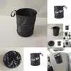 Partihandel Bil Trash Portable Vehicle Garbage Can Foldbar Pop-Up Waterproof Bag Basket Waste Bins Tools Interiör Tillbehör