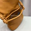 Spain 2024 Bag Loeew Puffer Shoulder Bags Paseo Purse Baguette New Medium Antique Underarm Cloud Pleated Rope Spicy High End Quality Handbag