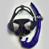 ダイビングスキューバブラックマスクのための水中マスクテンプレートガラスシュノーケリングマスクシュノーケルセットボックススイミングフリーダイビングスキューバセット