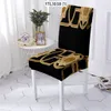 European Elements Style Cover For Dining Living Room Chair Cover Flowers Pattern Dining Furniture Chairs Covers Home Stuhlbezug