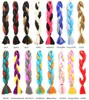 Lihui 82 "Candy Color Jumbo Long Jumbo Treccia Crochet sintetico intrecciati per capelli a bassa temperatura Fibra Extensions Braids165G