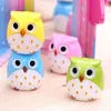 4pcs kawaii hibou double hole crayon tailleur créatif mignon de papeterie d'étudiant mignon fournitures pour le dessin art sketch kids cadeau