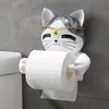 Résine du tissu animal Boîte toilettes étanche du support de tissu imperméable Toilet de serviette en papier moderne Accessoire de salle de bain sans punch