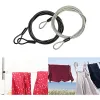 100CM/3.3Ft Long Travel Security Cable Lock,Braided Steel Coated Safety Cable Luggage Lock,Safety Cable Wire Rope