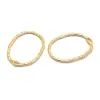 10st 14K Gold Color Brass Oval Drop Rectangle Shape Earrings Connect Charms Pendants smycken tillverkar leveranser DIY -tillbehör