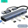 HUBS USB C HUB Docking Station 1000 MBPS Ethernet Internet Hub USB 3.0 Type C to RJ45 LAN Network Flitter for MacBook iPad PC PC