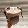 Femme mini paille sacs de créateur sac de seau de baquet de bodybodie crossbody fashion femmes croix de seaux de luxe