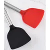 1pc Silicone Heat Resistant Cooking Spatula Kitchen Turner With Metal Handle Cooking Tools Accessories Kitchen Utensil