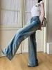 Jeans femminile 24 High Street Blu Strada dritta gamba larga pantalone in denim coreano y2k anni 2000