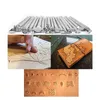 Set di cucitura in pelle filo cerato in legno cucimento a mano intaglio intaglio strumenti sella sella per accessori fai -da -te box kit