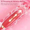 Outros itens de beleza da saúde Librando a língua Vibrador telenesico para mulheres Mamilos Clitores Estimulador de Estimulador de Love Empurrando Massageador Vibrando Toys Adultos Adultos L410