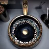 Ретро керамические раковины для ванной комнаты искусство столешница