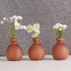 Вазы 1 % Ebony Wooden Vase Living Room Disced Flower