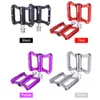 ZTTO Pédales de vélo en aluminium Road Road Mtb Bélos Smooth Bodings Anti-Slip Plat Plat Place Pliage Pièces de cyclistes Accessoires