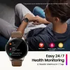 Regarde les nouveaux Amazfit GTR 4 Smartwatch Dualband Positionnement Bluetooth Appels téléphoniques Smart Watch Storage Music pour Android iOS