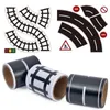 Papier de train de train de chemin de fer créatif Paper Washi Tapo Road Traffic Adhesive Tape Scrapbooking Sticker Label Masking Tape NOUVEAU