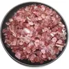 100g Natural Polished Strawberry Quartz Forging Gemmestones Stone Crystal Gravel Stone pour la décoration intérieure