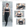 Joga stroje S-5xl Hot Sports Top Joga Bra Kobiety Shockproof Shirt Sport Front Big Lady Push Up Brassiere Sportswear plus rozmiar Y240410