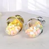 8 * 6cm Boîtes à bonbons en plastique Boîtes-cadeaux de mariage pour les invités Boîtes de bonbons en forme de plateau Favors Boîtes-cadeaux Candy Boîtes