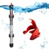 Nouvelle tige de chauffage de chauffage submersible pour aquarium Thermostat à température réglable de réservoir de poisson 25W / 50W / 100W / 200W / 300W