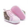 Nouveau-né les premiers promenades chaussures garçons filles tout-petit kid designer chaussures de créateur infantile