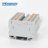 1pc D-PT6 PT 6 Tapa D-P-P TAK 6 TEL ELEKTRİK CONNEKSİYONU DIN Demiryolu Terminal Blok Aksesuarları Son Kapak