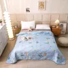 Blankets 1PC 100X150cm Cute Printed Spring Summer Comforter Adults Children Soft Breathable Quilting Quilt Single Bed Blanket Quilts