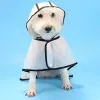 Haustierhund Regenmantel für kleine große Hunde französische Bulldogge Husky transparente Umhangmanteljacke für Regen 8 Größen Regenmantel Kleidung #9 "