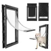 PVC Großer Haustür Magnet Automatische Schließtür Bothyway Sicherheitsbehörde für große Hundetor -Hundezäune mit Schalldämpfer Haustierzubehör
