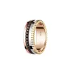 Мода Boucheron Unisex Luxury Ring для мужчин Женские унисекс дизайнерские кольца ювелирные украшения расцвета