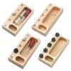 Montessori Bired Board vis Bolt Set Toys pour 2 ans Préscolaire Montessori Toys pour enfants Jugutes Jugutes Montessori