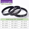 2GT Closed Loop Timing Belt Rubber GT2 6mm 2GT-110 112 122 200 280 300 610 852 Synchronous Belt For 3D Printer Parts