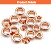 100set Rose Gold Kolor Metalowe przelotki oczu z Punch Punt narzędzie narzędzi do DIY Buty Pas Pas Kolnicze Akcesoria skórzane