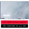 Skärm 14 "Slim LED Matrix för Xiaomi Redmibook 14 II XMA2001AJ XMA2001AB Laptop LCD Screen Panel Display Replacement FHD 1920*1080p