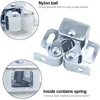 2Set Retro Door Door Double Roller Catch Bank Chare с зубцом аппаратного аппаратного медного тона