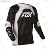 Cykelskjortor toppar 2023 ORBEA Team Enduro Motorcykeltröja DH BMX DIRT BIKE MOTO MOTOCROSS JERSEY BEACHABLE SPEED Downhill Bicycle Cyclin Y240410