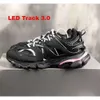 Factory Direct Sale Dress WITH LED Track 3 3.0 Shoe Men Sneakers Black Pink Sneaker Tracks Sports